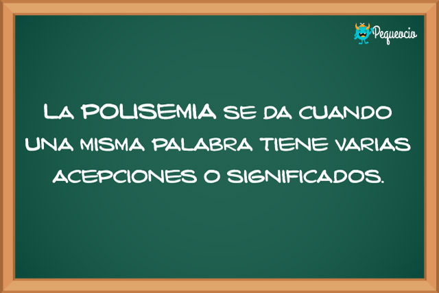 Palabras polisémicas, 50 ejemplos prácticos | Pequeocio