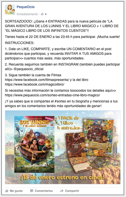 Sorteo Lunnis