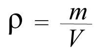 Density formula