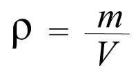 Fórmula De La Densidad
