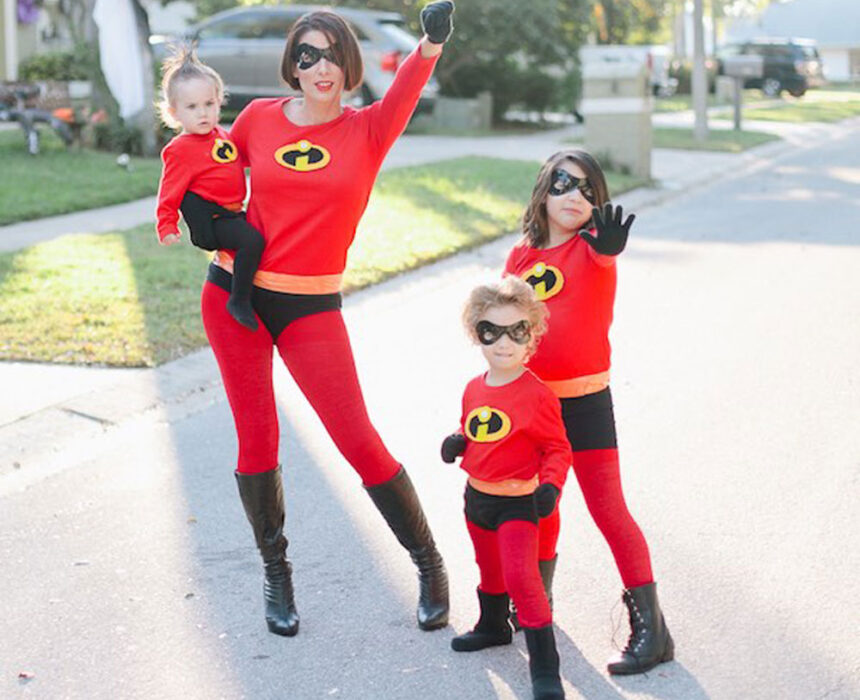 disfraces grupo superheroes