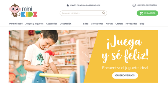 Minikidz tienda online juguetes