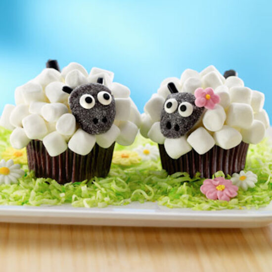 cupcakes de ovejas