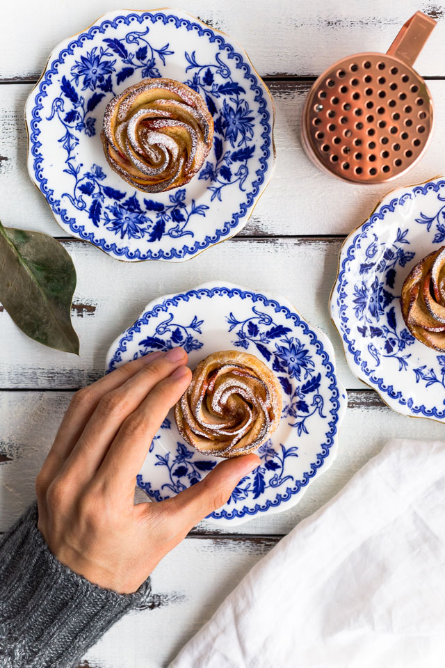 Receta Rosas De Manzana Y Hojaldre