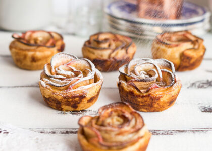 Rosas Manzana Y Hojaldre Receta