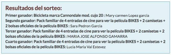 Sorteo &Quot;Bikes&Quot; - Pequeocio Sorteo Bikes