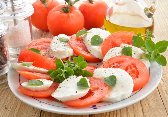 Ensalada Caprese Verano