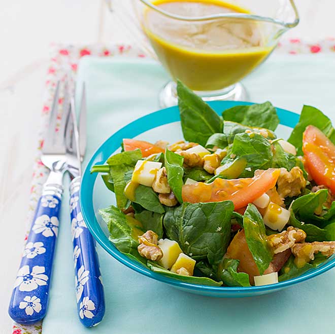 Ensalada De Espinacas De Verano