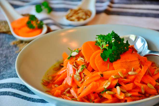 Ensalada De Zanahorias Aliñadas