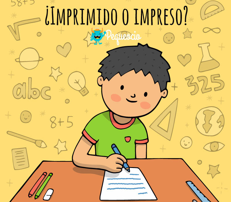 Imprimido o impreso