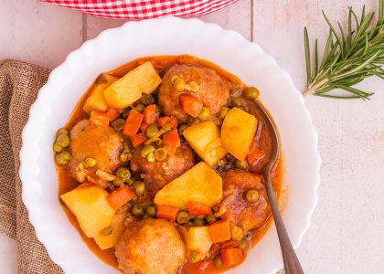 Albondigas A La Jardinera