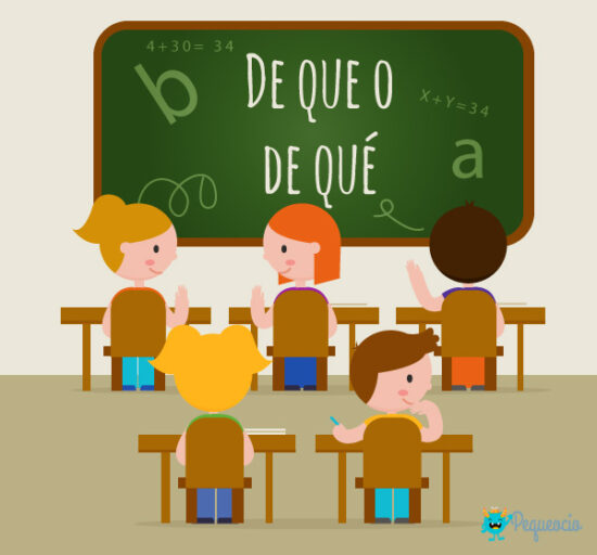 De que o de qué