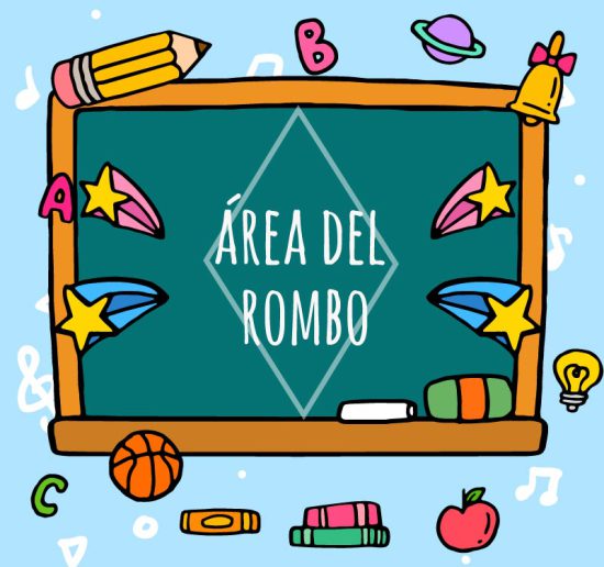 Fórmula área del rombo