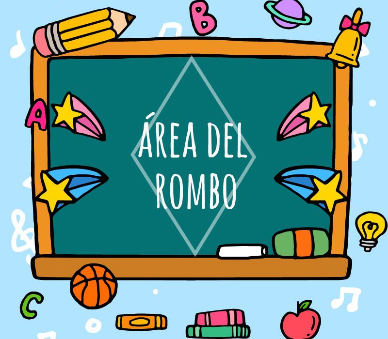 Fórmula área del rombo