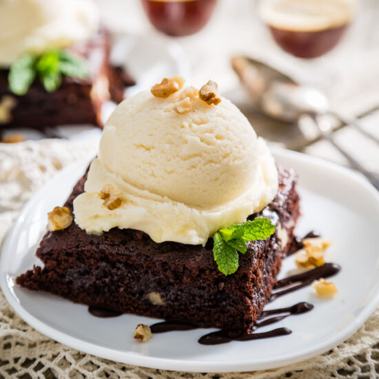 como hacer brownie de chocolate con nueces