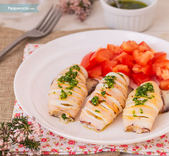 cómo hacer calamares a la plancha