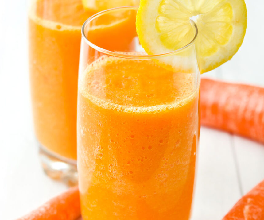como hacer zumo de zanahoria