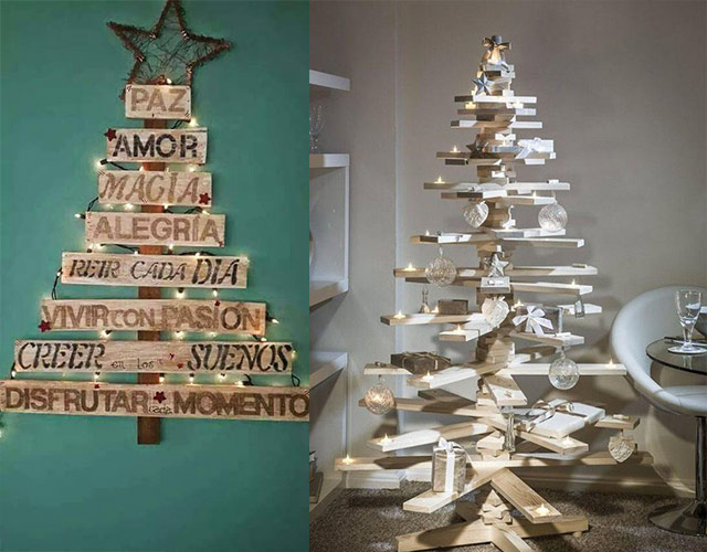 Árboles De Navidad De Madera