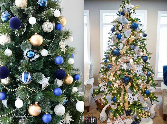 Árbol De Navidad Azul