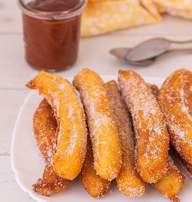 como hacer churros, receta