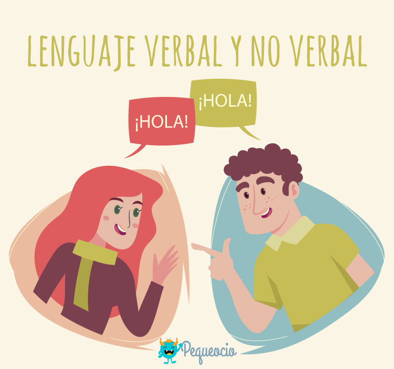 Lenguaje verbal y no verbal: explicación fácil - Pequeocio