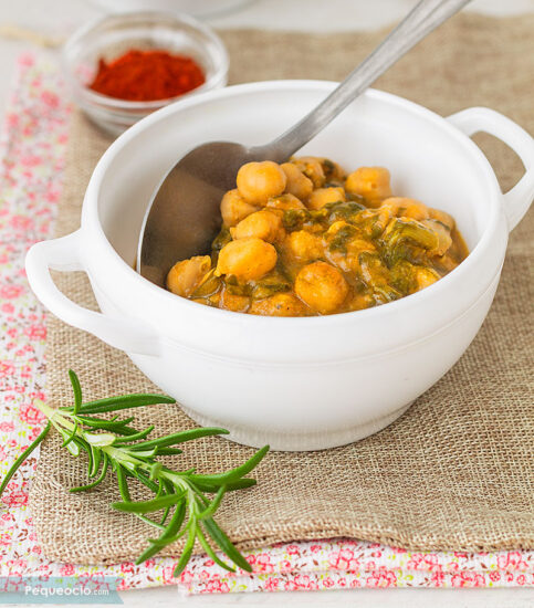 receta garbanzos acelgas