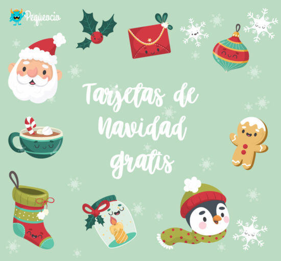 Tarjetas para imprimir de Navidad