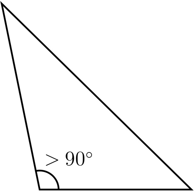 área triángulo