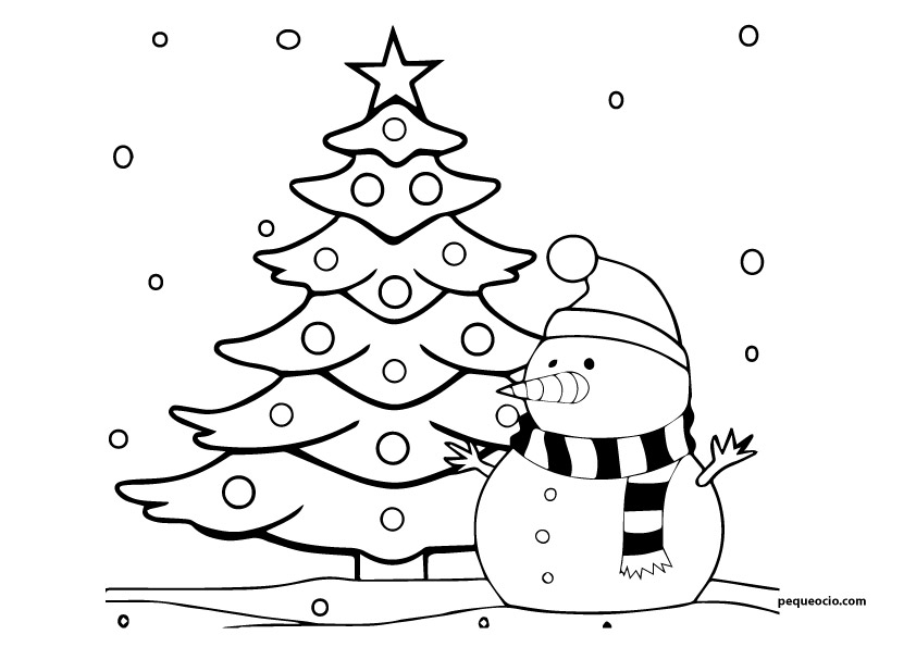 árbol de navidad para dibujar