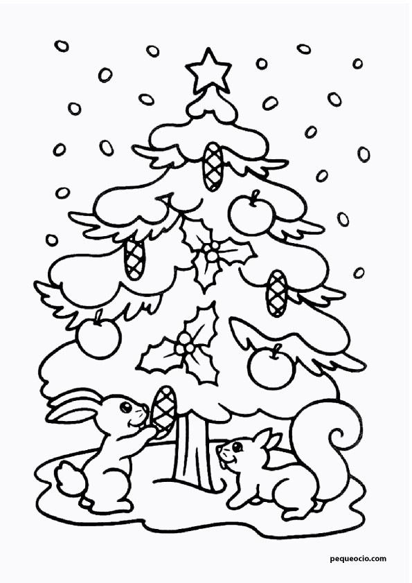 árbol de navidad dibujo