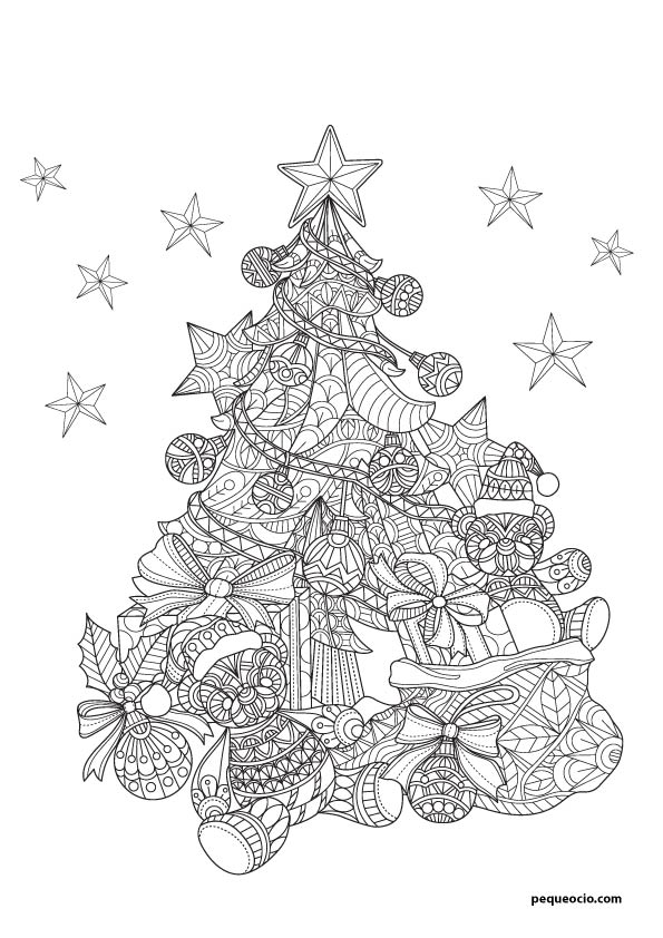 árbol de navidad dibujo