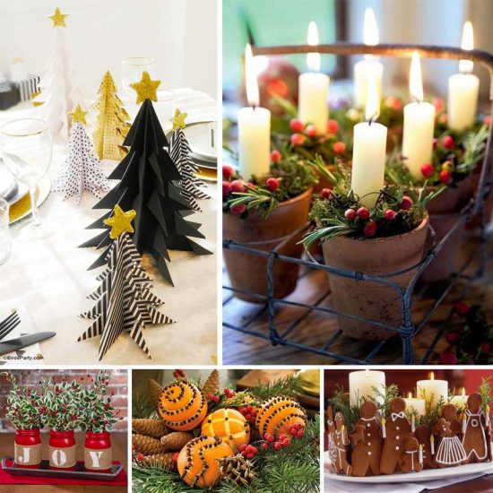 Navidad centros de mesa