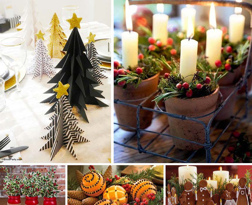 Navidad centros de mesa