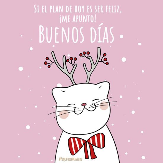 Feliz Navidad buenos dias