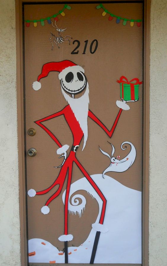 puertas navideñas decoradas