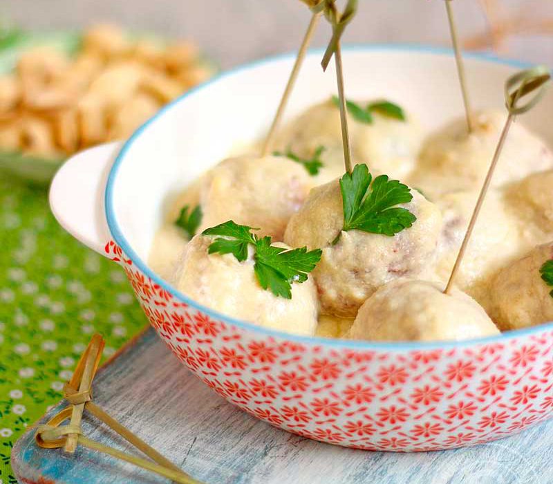 Receta de albóndigas en salsa