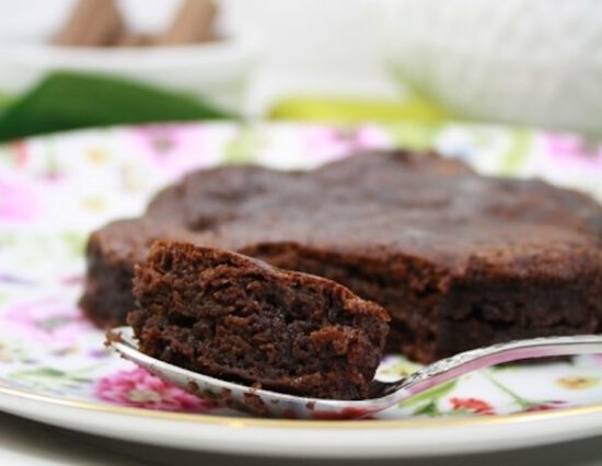 Pastel De Chocolate En Sartén