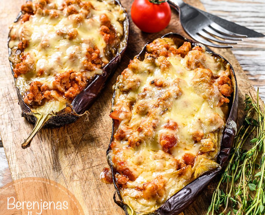 berenjenas rellenas de carne picada