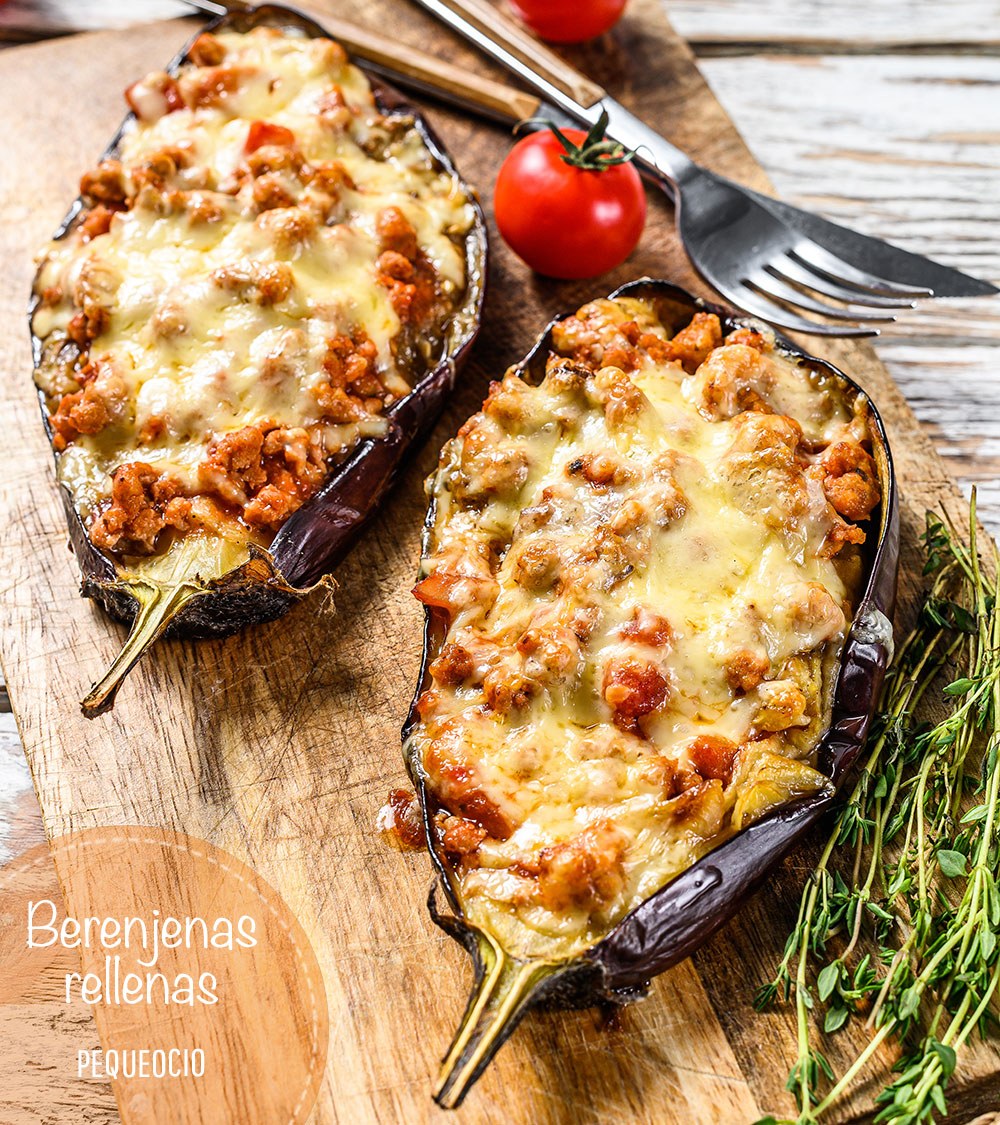 Berenjenas Rellenas De Carne Picada