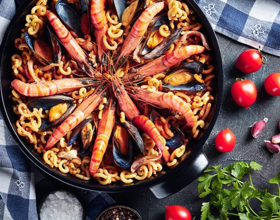 Receta tradicional fideuá
