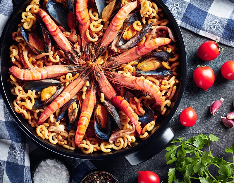 Receta tradicional fideuá