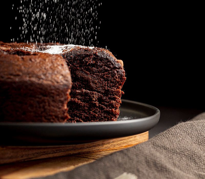 Receta fácil de bizcocho de chocolate
