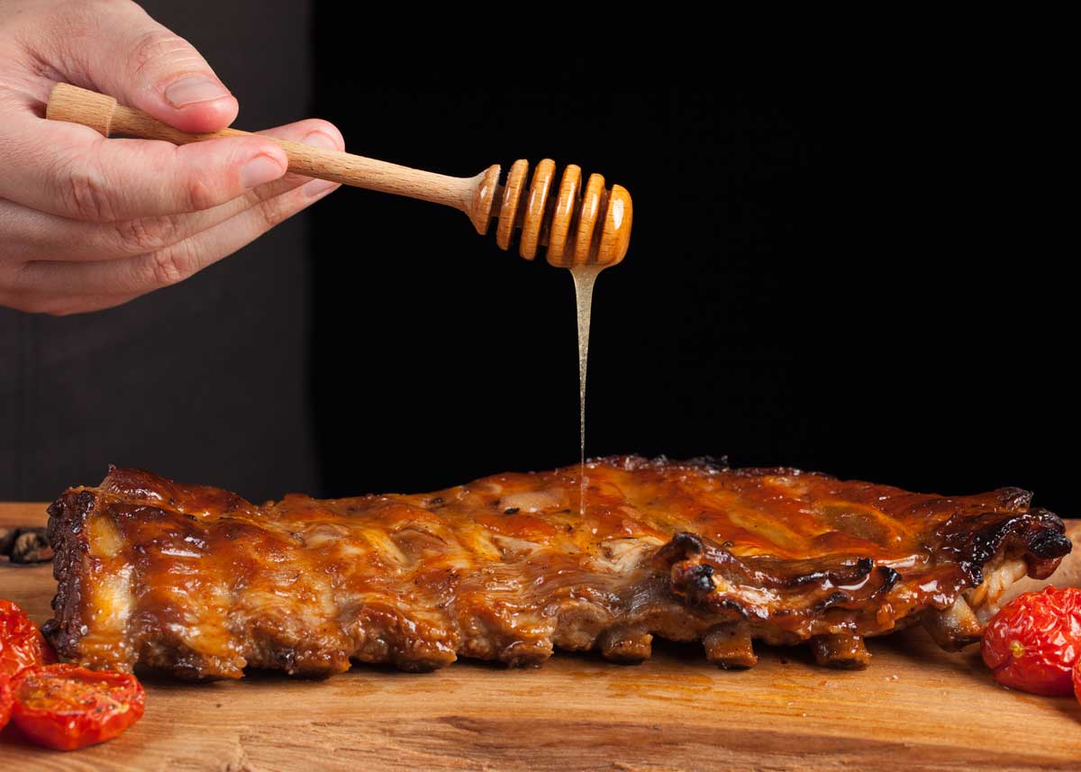 Costillas A La Miel Receta