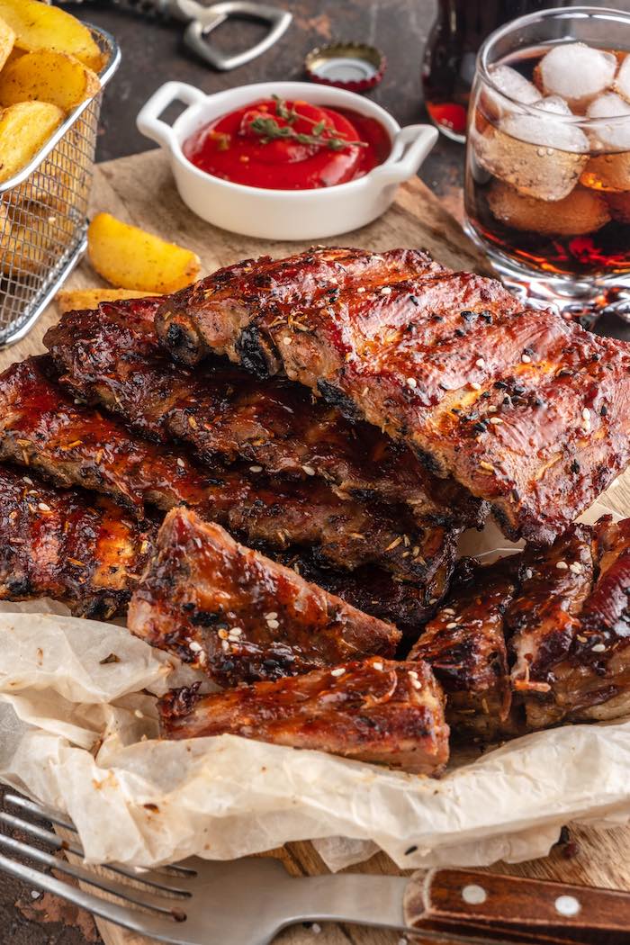 Costillas De Cerdo Al Horno Con Miel