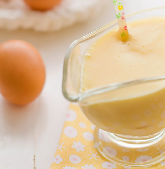 Receta de crema pastelera