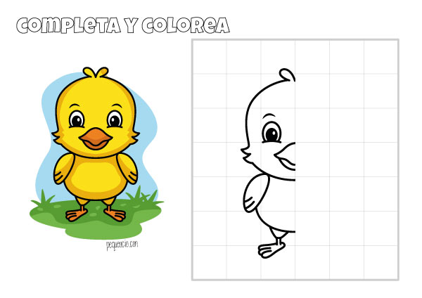 Cómo Dibujar Un Pollito De Pascua