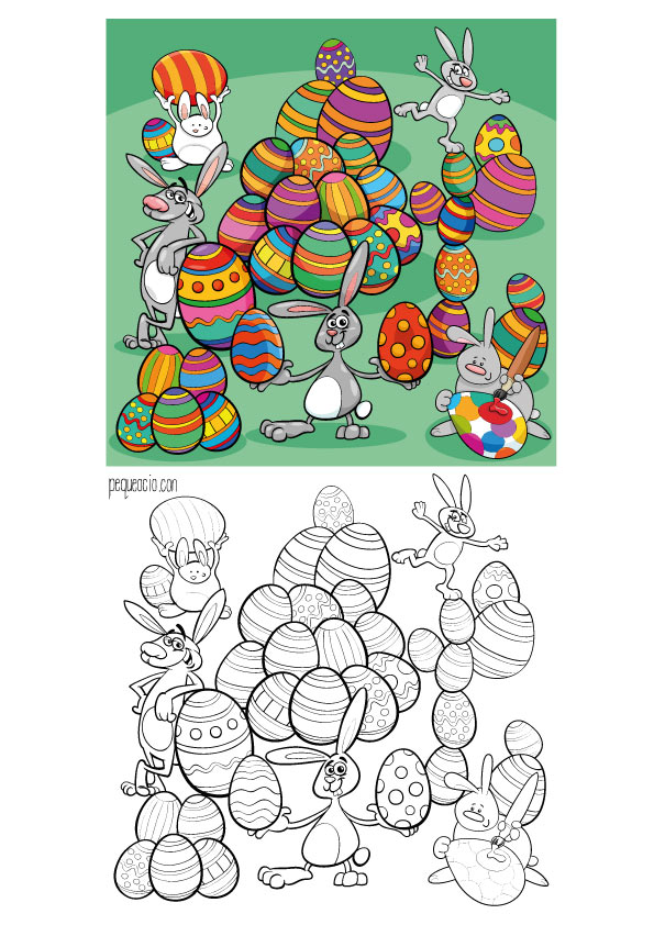 Dibujos De Pascua Para Pintar