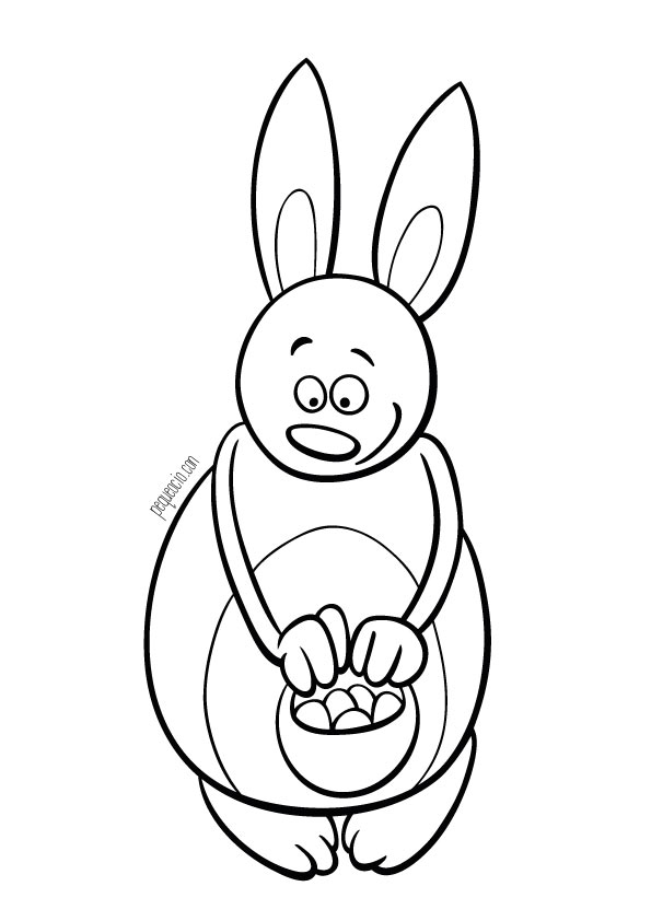 Dibujos De Conejos De Pascua