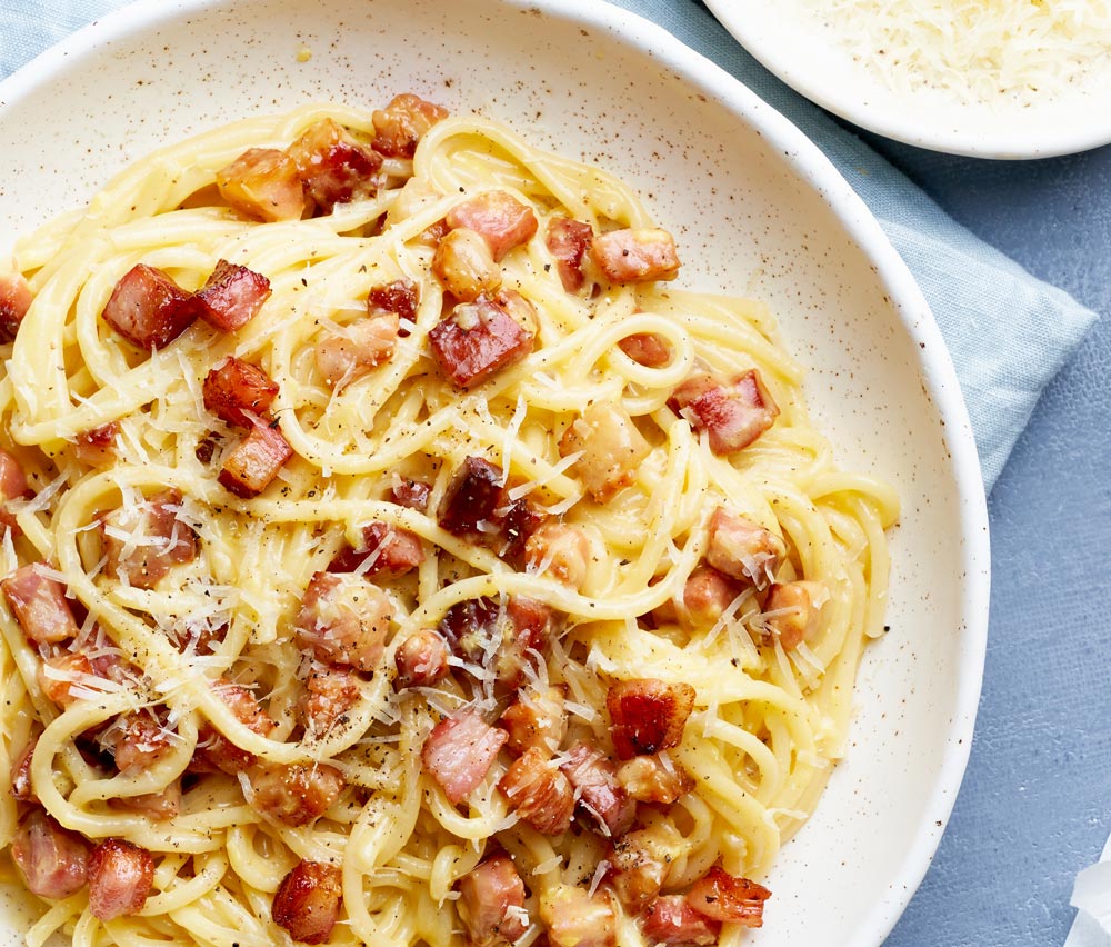 Espaguetis A La Carbonara Receta