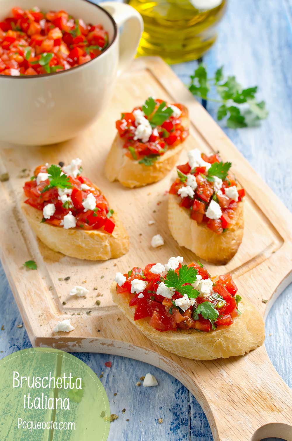 7 recetas de BRUSCHETTA italiana - Pequeocio